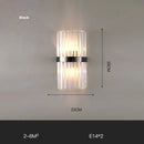 GobekUsa Gold Black LED Wall Sconce Light for Bedroom Corridor