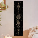GobekUsa Lunar Eclipse Moon Phase Tapestries Psychedelic Wall Hanging