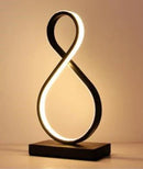 GobekUsa LED Ring Table Lamp: Modern Nordic Bedroom Lighting Fixture