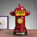 GobekUsa 24cm Fire Hydrant Piggy Bank & Fire Extinguisher Figurine Home Decor