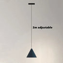 GobekUsa Geometric LED Pendant Light for Living Room Bedside - Nordic Style Glam Fixtures