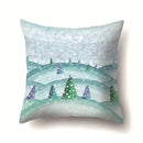 GobekUsa Christmas Deer Snow Pillow Case