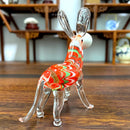GobekUsa Hand-blown Glass Donkey Figurine: Modern Miniature Paperweight & Home Decor Accessory