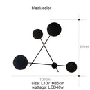 GobekUsa Adjustable Rotating LED Wall Sconce with Switch, Modern Stair Hallway Fixture