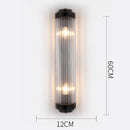 GobekUsa Crystal Wall Lamp for Modern Light Luxury Living Room, Bedroom, and Dining Area