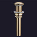 GobekUsa Brushed Gold Vessel Sink Pop-Up Drain Assembly Kit