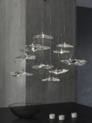 GobekUsa Glass Staircase Pendant Light for Restaurant, Bar, and Bedside Table