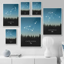 GobekUsa Leo Cancer Zodiac Canvas Art Nordic Prints for Kids Room Home Decor