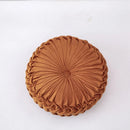 GobekUsa 3D Pumpkin Vehicle Wheel Round Velvet Throw Pillow for Couch Decor