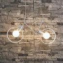 GobekUsa Iron Bicycle Pendant Light chandelier - Industrial Ceiling Decor for Living Room