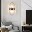 GobekUsa Glass Rod Crystal Wall Lamp: Modern Nordic Light Luxury for Bedroom, Living Room