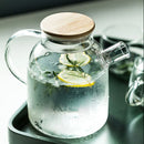 GobekUsa 1.8L Transparent Borosilicate Glass Teapot | Heat-Resistant Flower Tea Set