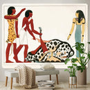 GobekUsa Egyptian Mural Tapestry Bohemian Home Decor Yoga Mat Sofa Blanket