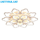 GobekUsa Lotus Design LED Acrylic Chandelier Ceiling Lamp for Modern Living, Dining, and Study Rooms