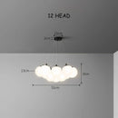 GobekUsa Glass Ball LED Pendant Lights for Teen Room Decor