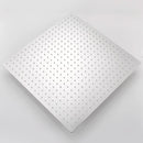 GobekUsa 20 Inch Luxury Chrome Square Shower Head Stainless Steel Ultrathin Rainfall Head