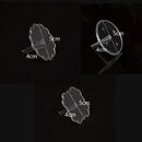 GobekUsa Cake Stands Decoration Bracket Set - 20pcs Clear Plastic Fondant Holders