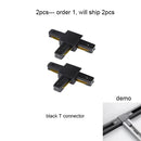 GobekUsa 100cm Black White Track for Track Lights Aluminum Rail Part