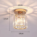 GobekUsa Crystal Aisle Corridor Ceiling Light - Modern Luxury Indoor Hang Lamp