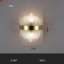 GobekUsa Gold Black LED Wall Sconce Light for Bedroom Corridor