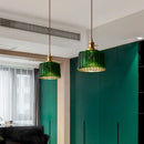 GobekUsa Green Glass LED Pendant Light - Stylish Lighting Fixture for Modern Interiors