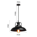 GobekUsa Industrial Aluminium Pendant Lights Chandelier for Home Living Room Kitchen Bedroom