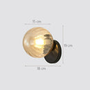 GobekUsa Glass Ball Wall Lamp: Modern Minimalist Nordic Style, Luxury Bedroom Lighting