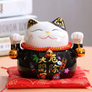 GobekUsa Ceramic Maneki Neko Piggy Bank: Creative Home Decor & Lucky Cat Business Gift