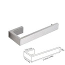 GobekUsa Brushed Bath Hardware Set: Robe Hook, Towel Bar, Shelf, Tissue Holder, Toothbrush Stand