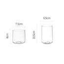 GobekUsa Glass Drinkware Cup Set - Durable Coffee Mug, Tea, Juice, Cocktail, Whiskey Glass