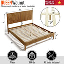 Bosk Solid Wood Bed Frame by Megsu