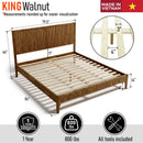 Bosk Solid Wood Bed Frame by Megsu