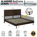 Alander Solid Wood Bed Frame by Megsu