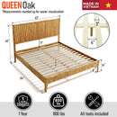 Bosk Solid Wood Bed Frame by Megsu
