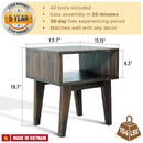 Serena Solid Wood Nightstand