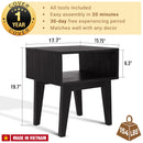 Serena Solid Wood Nightstand by Megsu