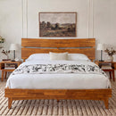 Aurora Solid Wood Bed Frame by Megsu