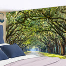 GobekUsa Jungle Path Mandala Tapestry Wall Hanging: Psychedelic Witchcraft Bohemian Nature Scenery