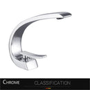 GobekUsa Gold Basin Faucet: Deck Mount Black Chrome Mixer for Bathroom Washbasin