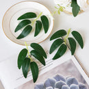 GobekUsa Green Silk Willow Leaves Flowers for Home Wedding Decoration