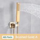GobekUsa ABS Plastic Hand Shower with Hose, Bracket | Wall Mounted Handheld Shower