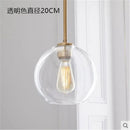 GobekUsa Glass Ball LED Pendant Light: Modern Silver Gold Nordic Kitchen Decor