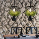 GobekUsa Green Planting Birdcage Chandelier: Retro Industrial Style Pendant Lamp