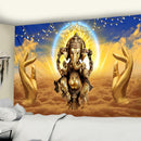 GobekUsa Elephant Bergamot Tapestry Wall Hanging for Bohemian Home Decor