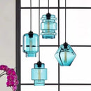 GobekUsa Geometric Glass Pendant Light Collection: Modern Crystalline Pendant Series