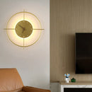 GobekUsa Golden Clock LED Wall Lamp 11W for Home Living Room Bedroom Decor