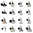 GobekUsa Iron Cage Wall Sconce for Indoor Bedroom, Bar Counter, and ReadingAreaView