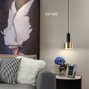 GobekUsa Gold E27 LED Pendant Light Nordic Chandelier for Indoor Living Room & Bedroom