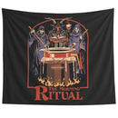 GobekUsa Black Psychedelic Tapestry: Aesthetic Room Decor Wall Hanging