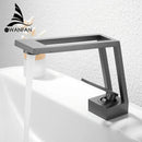 GobekUsa Black Single Handle Basin Faucet Modern Bathroom Mixer